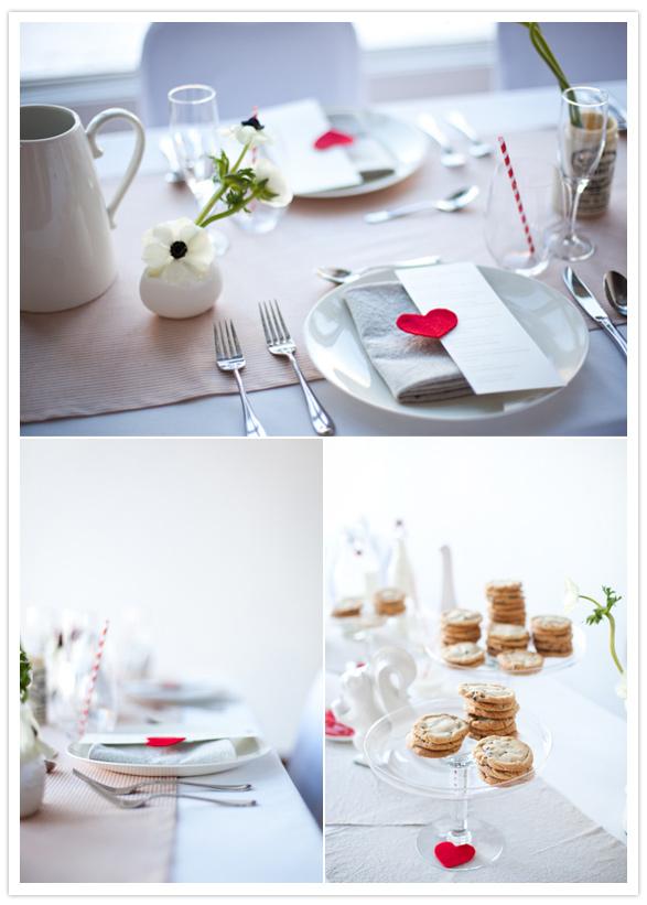Una boda en blanco y rojo