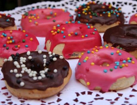 Donuts horneados o rosquillas (con polvo Royal)