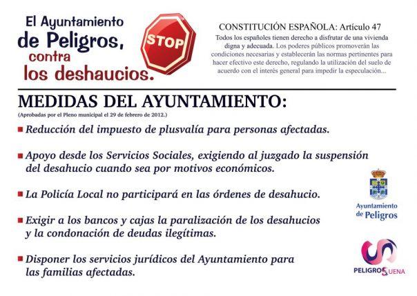 Políticas de Izquierdas: Ayuntamiento de Peligros STOP desahucios