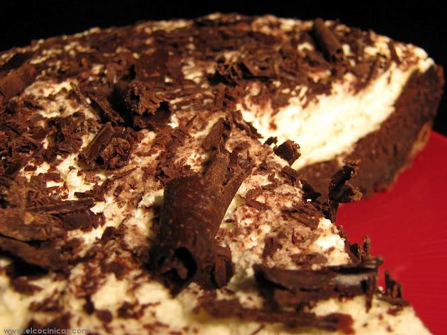 Tarta de nata y chocolate al estilo Missisippi