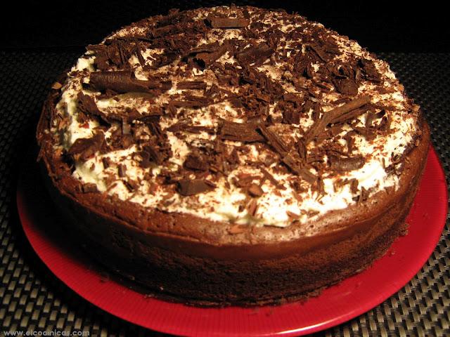 Tarta de nata y chocolate al estilo Missisippi