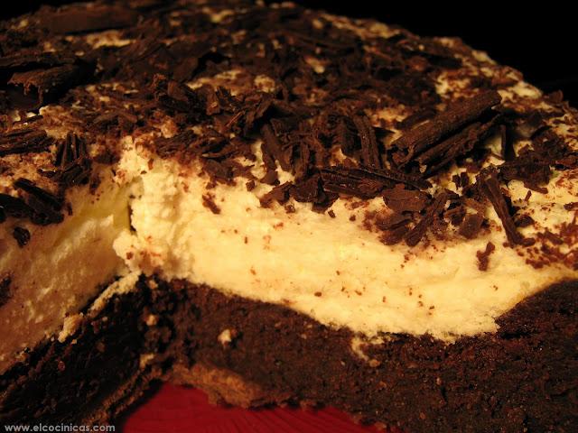 Tarta de nata y chocolate al estilo Missisippi