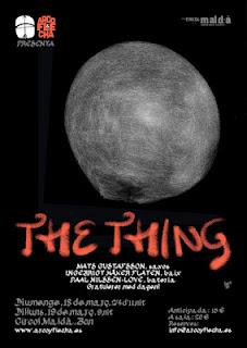 Carteles de conciertos: The Thing