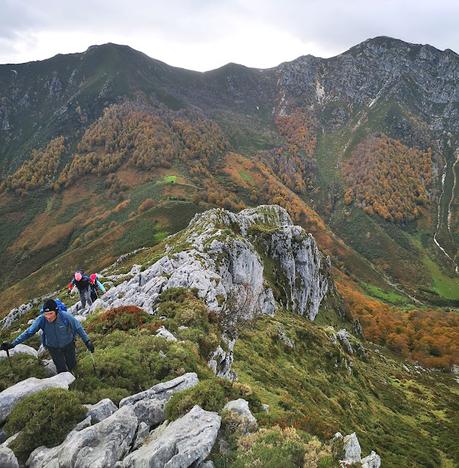 Cabeza L'Arcu desde Caleao Cresta final