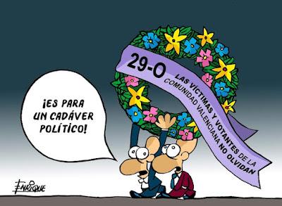 Un año después..., miles de valencianos insisten en la dimisión de Mazón.