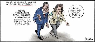 Un año después..., miles de valencianos insisten en la dimisión de Mazón.