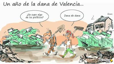 Un año después..., miles de valencianos insisten en la dimisión de Mazón.