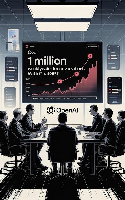 OpenAI revela el lado oscuro de la IA: más de un millón de usuarios conversan con ChatGPT sobre suicidio cada semana