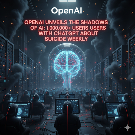 OpenAI revela el lado oscuro de la IA: más de un millón de usuarios conversan con ChatGPT sobre suicidio cada semana