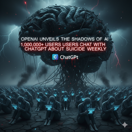 OpenAI revela el lado oscuro de la IA: más de un millón de usuarios conversan con ChatGPT sobre suicidio cada semana