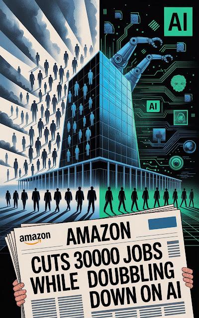 Amazon acelera su transformación digital: la automatización con IA impulsa un recorte de 30.000 empleos corporativos