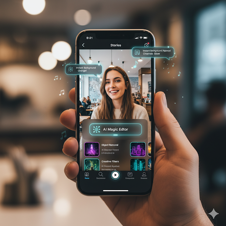 Meta lleva la inteligencia artificial a otro nivel: las herramientas de edición con IA llegan a Instagram Stories