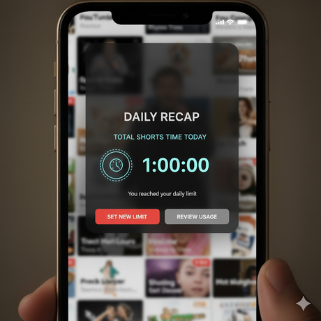 YouTube introduce un temporizador para frenar el consumo excesivo de Shorts