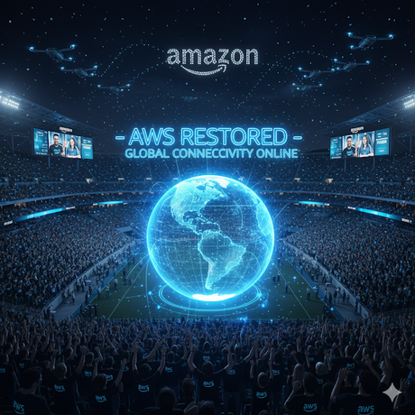 Amazon restablece AWS tras una caída global provocada por un fallo en el sistema DNS