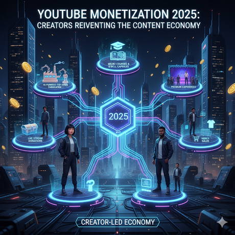 Monetización en YouTube 2025: los creadores reinventan la economía del contenido Monetización en YouTube 2025: los creadores reinventan la economía del contenido