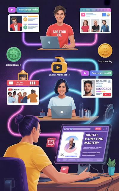 Los YouTubers diversifican sus ingresos: la era postpublicitaria del contenido digital Los YouTubers diversifican sus ingresos: la era postpublicitaria del contenido digital