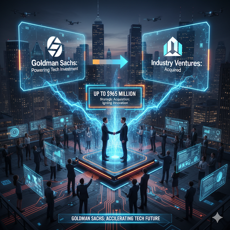 Goldman Sachs impulsa su apuesta por la inversión tecnológica con la compra de Industry Ventures por hasta 965 millones de dólares Goldman Sachs impulsa su apuesta por la inversión tecnológica con la compra de Industry Ventures por hasta 965 millones de dólares