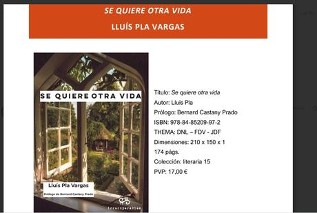 SE QUIERE OTRA VIDA, ENSAYO DE LLUÍS PLA (2025)