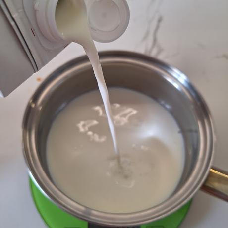 Bizcocho de leche caliente