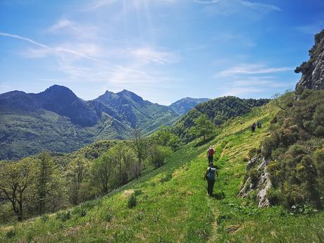 Ladera hacia el valle de Ponga