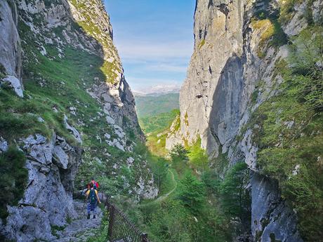 Interior de la foz de La Escalada