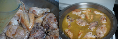 Pollo en salsa con patatas Pollo en salsa con patatas