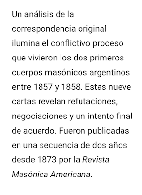 Testimonios del origen de la Orden en la Argentina
