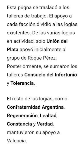 Testimonios del origen de la Orden en la Argentina