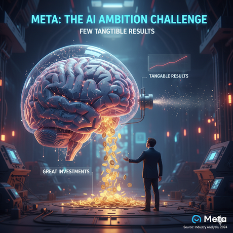 Meta enfrenta el reto de su ambición en inteligencia artificial: grandes inversiones, pocos resultados tangibles