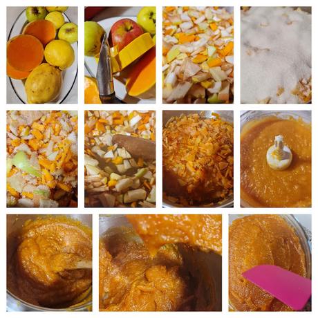 Membrillo tradicional con calabaza y manzana