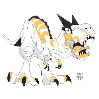 El Dinoctober de Esther Morales