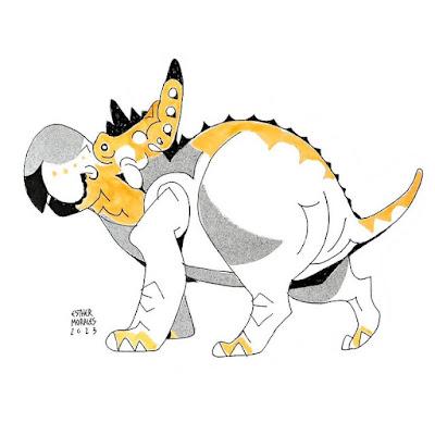 El Dinoctober de Esther Morales