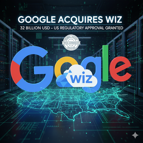 Google avanza en la adquisición de Wiz por 32.000 millones de dólares tras aprobación regulatoria en EE. UU.