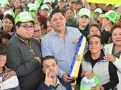 Ricardo Gallardo entrega calles concreto secundaria Soledad