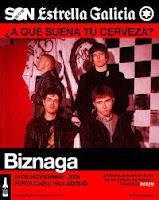Concierto de Biznaga en la sala Porta Caeli de la mano de Son Estrella Galicia