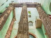 templo romano escondido corazón Barcelona