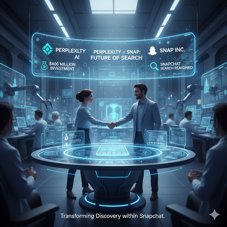 Perplexity invierte 400 millones de dólares en Snap para transformar la búsqueda dentro de Snapchat