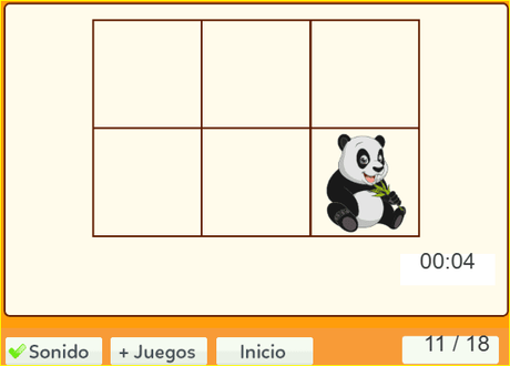 Juegos de memoria: juegos de ordenar, nivel 1