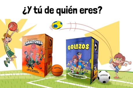 Diversión a lo grande; los estuches de Golazos y Canastones con libros y minipelota de regalo Diversión a lo grande; los estuches de Golazos y Canastones con libros y minipelota de regalo