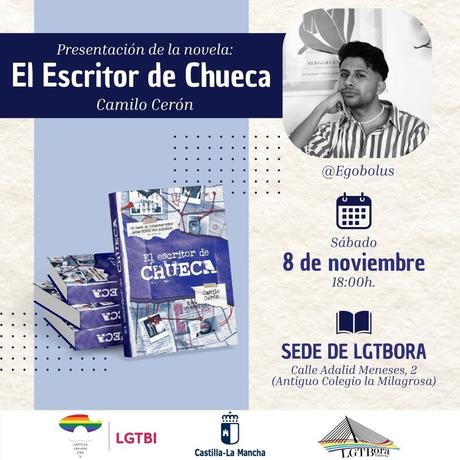 Un show drag acompaña este sábado la presentación en Talavera de la novela ‘El escritor de Chueca’ de Camilo Cerón