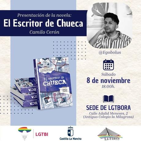 Un show drag acompaña este sábado la presentación en Talavera de la novela ‘El escritor de Chueca’ de Camilo Cerón