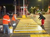 Ayuntamiento trabaja noche para mantener limpia ciudad