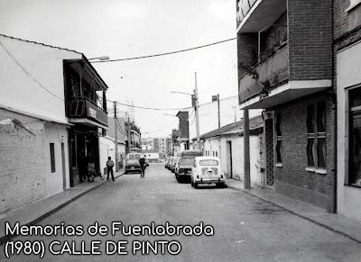 Calle de Pinto en 1980 Calle de Pinto en 1980