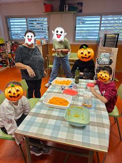 Experiencia con calabazas en Aula Luna