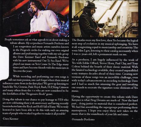 Dave Kerzner & Sonic Elements  - Yesterday and Today (A Tribute To Yes) (2018)