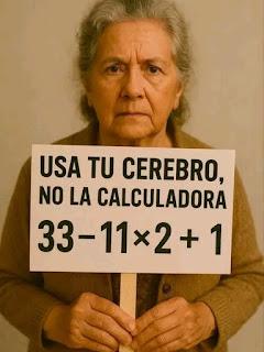 Aquí la respuesta a la operación matemática de hoy 🙂☝️” Aquí la respuesta a la operación matemática de hoy 🙂☝️”