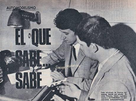 Las creaciones a escala de Nicolás Palacios en 1966