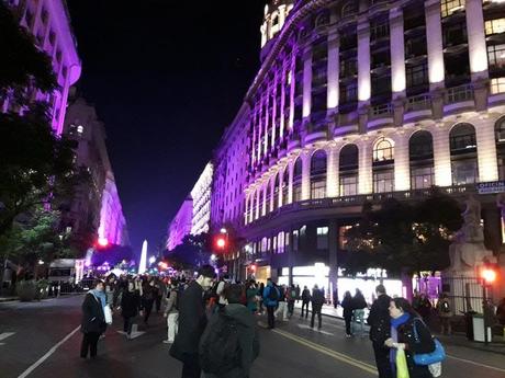 Buenos Aires de noche. DiagonalNorte.jpg