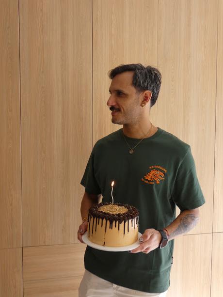 Tarta Chocolate Dulce de leche guirlache de avellanas