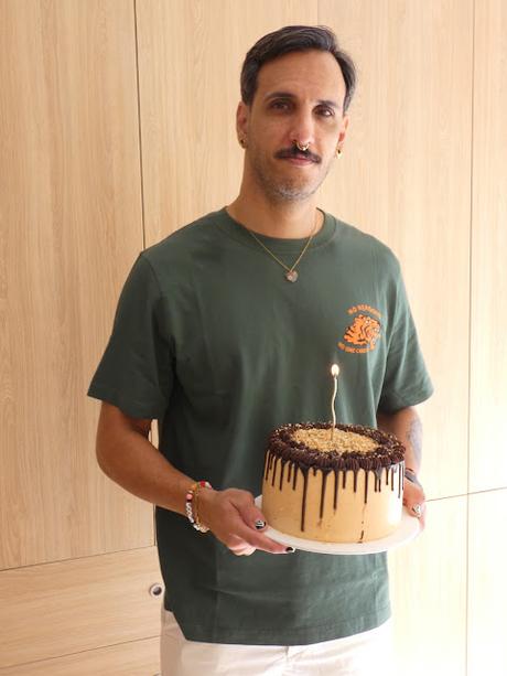 Tarta Chocolate Dulce de leche guirlache de avellanas